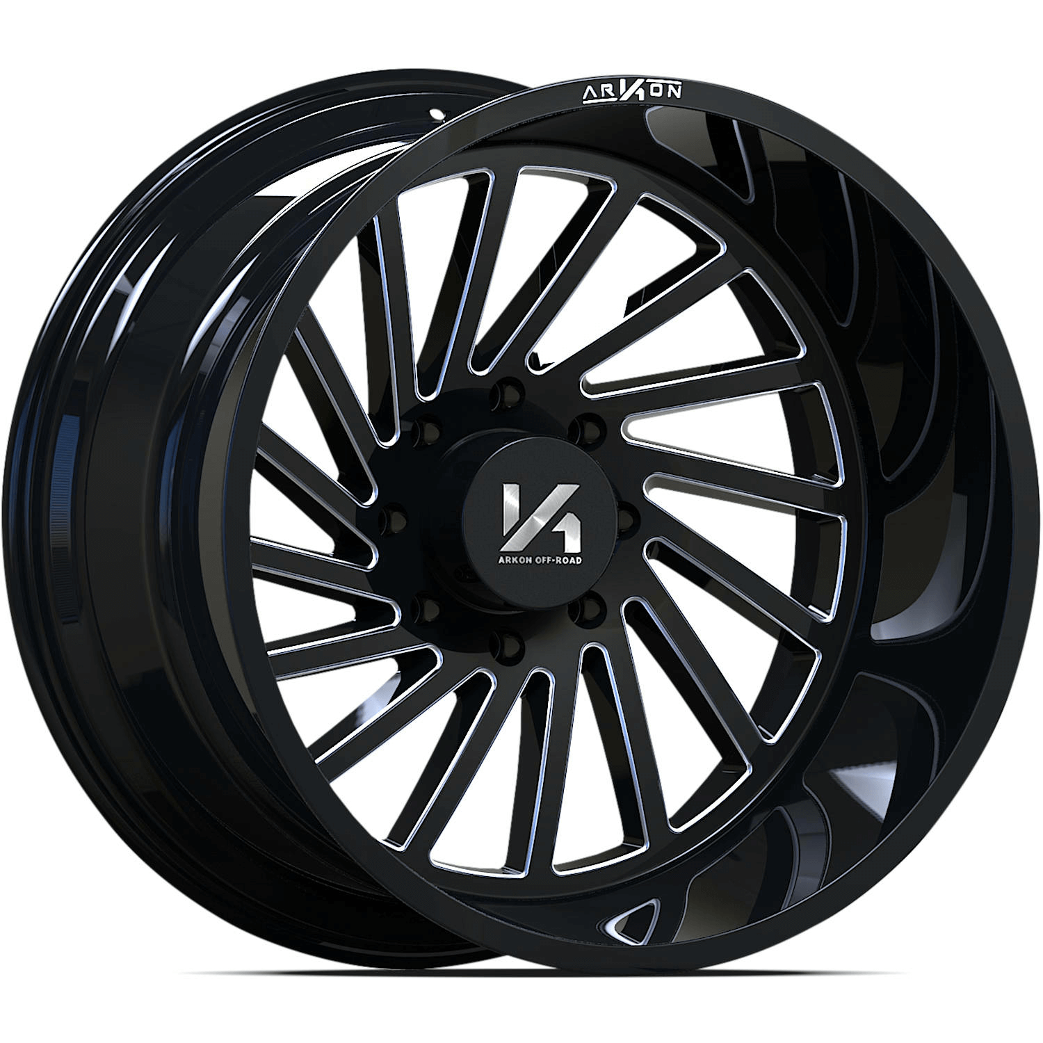 【RIM.ARK】Combination style set up Arkon Off-Road F-250 Super Duty Caesar Chrome 8-Lug Wheel